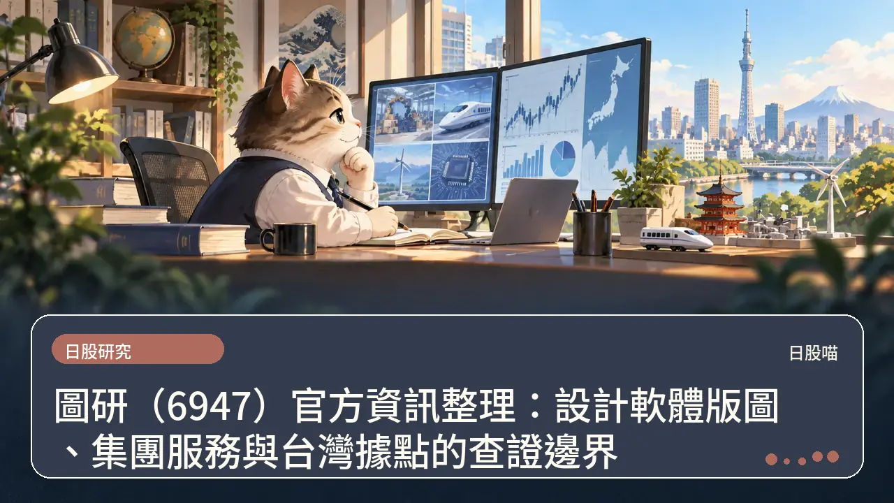 圖研（6947）官方資訊整理：設計軟體版圖、集團服務與台灣據點的查證邊界主題插畫