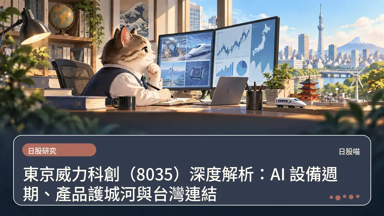 東京威力科創(8035)深度解析:AI 設備週期、產品護城河與台灣連結主題插畫